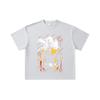 260 GSM Double Yarn 32 Count 100% Cotton One Punch Man V1 Saitama Print Unisex Heavy Cotton T Shirt