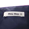 MIUMIU Made In Italy Mini Length Skirt 38 Purple Women Used