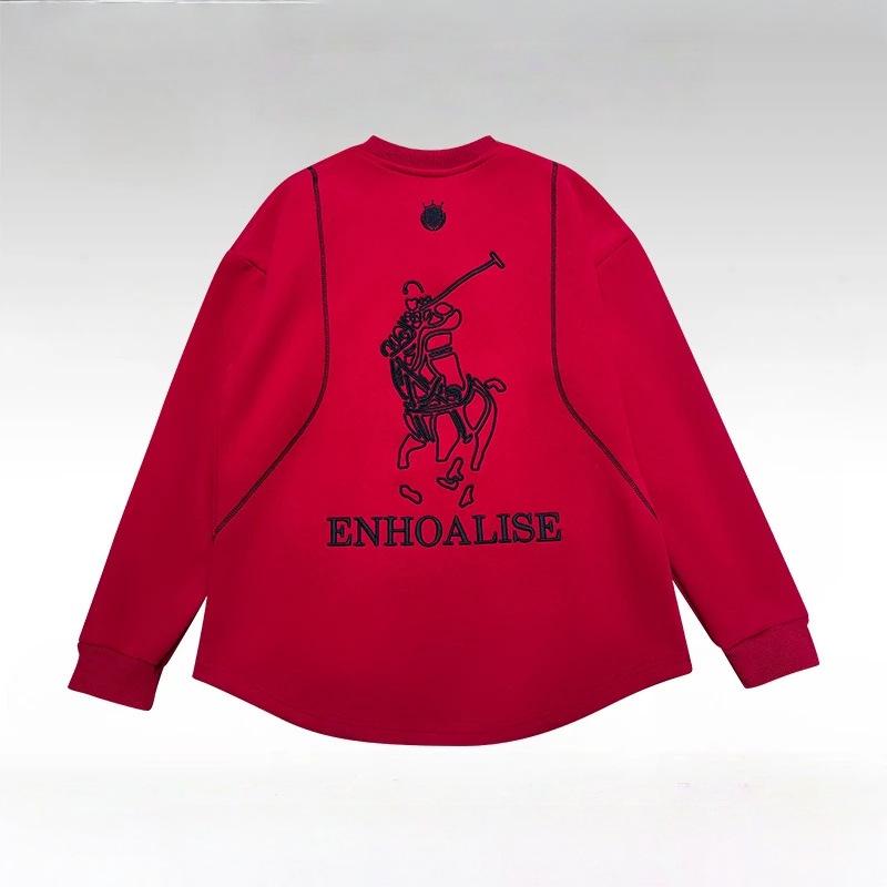 Autumn/Winter High-Quality Men's Luxury Trendy Pullover Round Neck Versatile Comfort Hoodie.