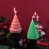Silica Gel Candle Mold Steric Festival DIY Mold Christmas Tree Candle Mold  Candle Making