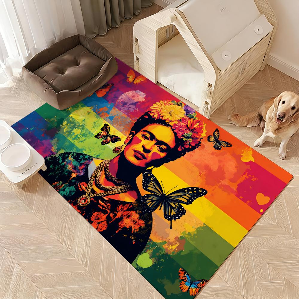 Tappetino da Pavimento Hot Art F-Frida K-Kahlo Tappetino da Pavimento in Diatomea Asciugatura Rapida Resistente agli Odori Antiscivolo Tappetino da Bagno Cucina