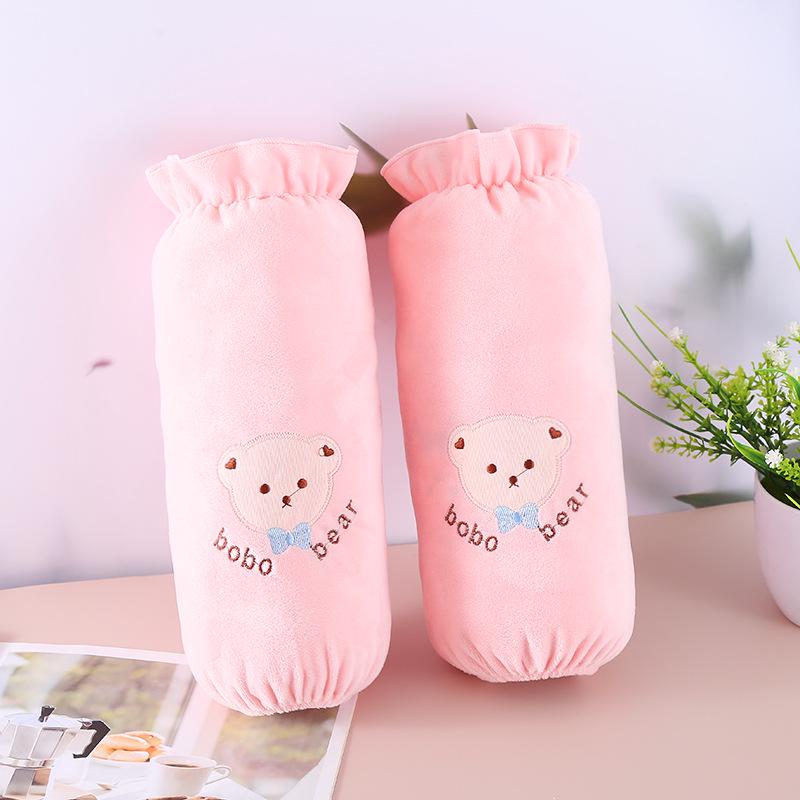 

Жіночі осінньо-зимові плюшеві милі рукави ведмедика - Довгі та короткі, Брудовідштовхувальні та стійкі до забруднень, Ідеальні для студентських пуховиків