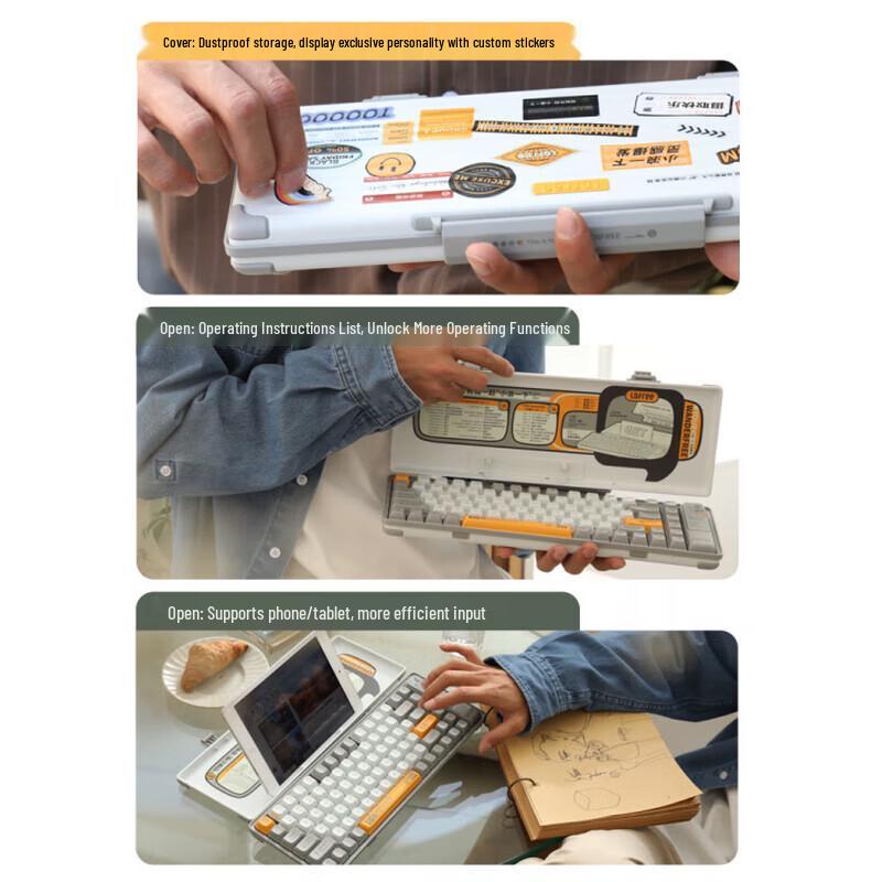Lofree OE901 Little Wave Wireless Bluetooth Mechanical Keyboard