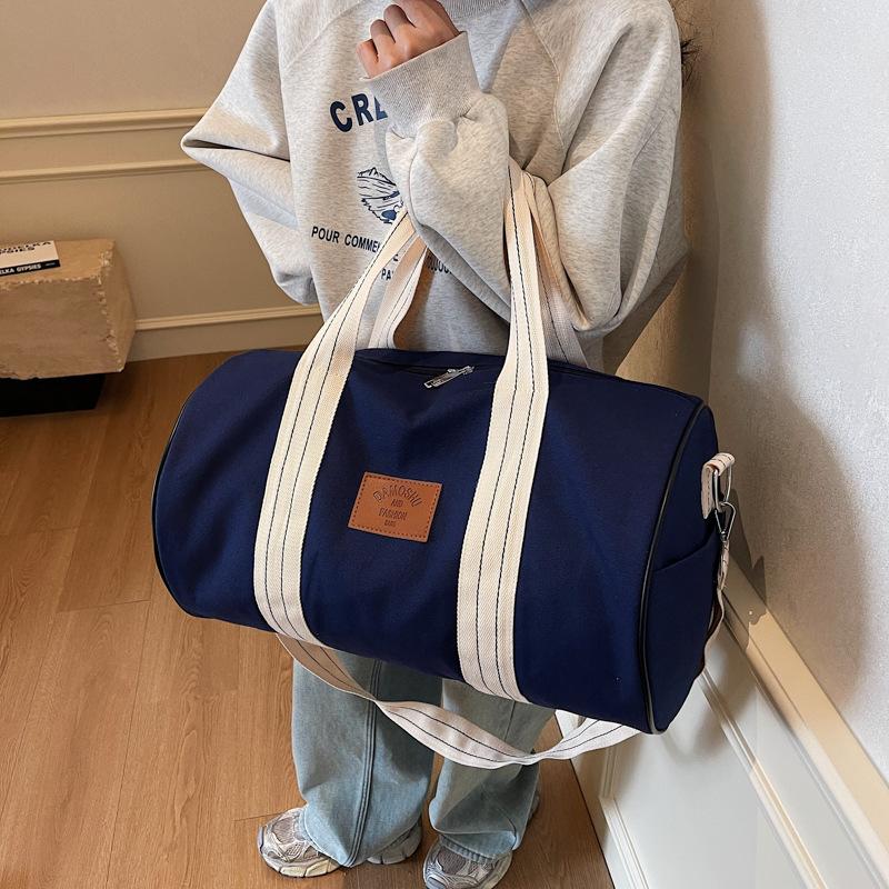 Fashion Contrasting Colors Outdoor Sports Fitness Yoga Bag Lightweight Waterproof Large Capacity Business Trip Luggage Couple Tide