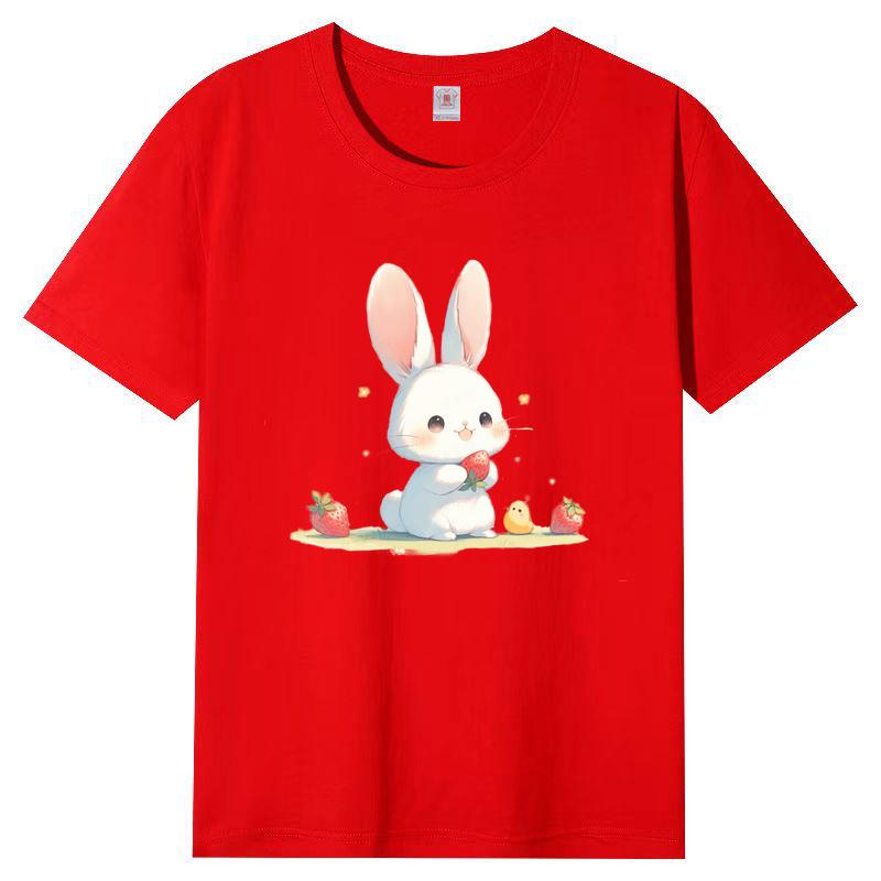 Summer New Korean Pattern Short-sleeved T-shirt Female Student Tops