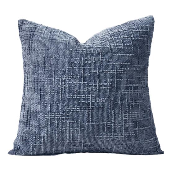 Textured Pillow Cover 18" x 18" Solid Color Throw Pillow Cover Decorative Pillow Case with Hidden Zipper for Couch Sofa Car Travel