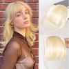 Bangs Wig Synthetic Bangs Lady Invisible Bangs  Age Reduction Forehead Wig Piece Wigs For Women A Variety of Colors Are Available