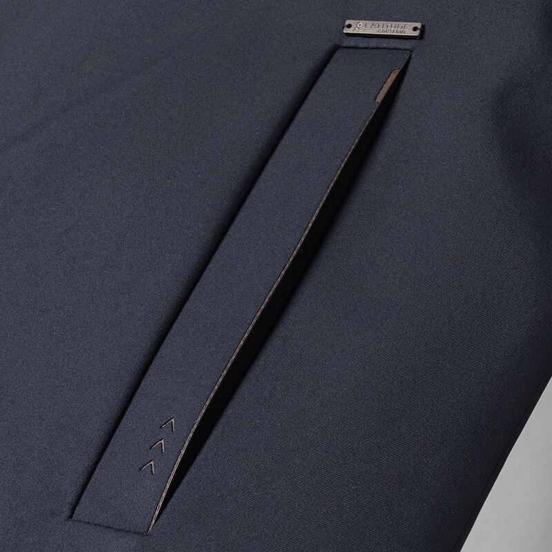 MONTAGUT Men's Silk Lined Quilted Cotton Jacket