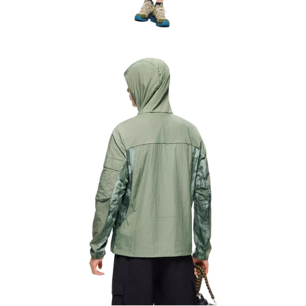 Anta Outdoor Collection Trench Coat Men's Blue Tile Green/All Over Print 152426604-2