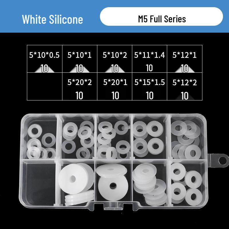 Silicone Waterproof Gasket Washer: High-Temp Resistant, Shock-Absorbing, M2-M20