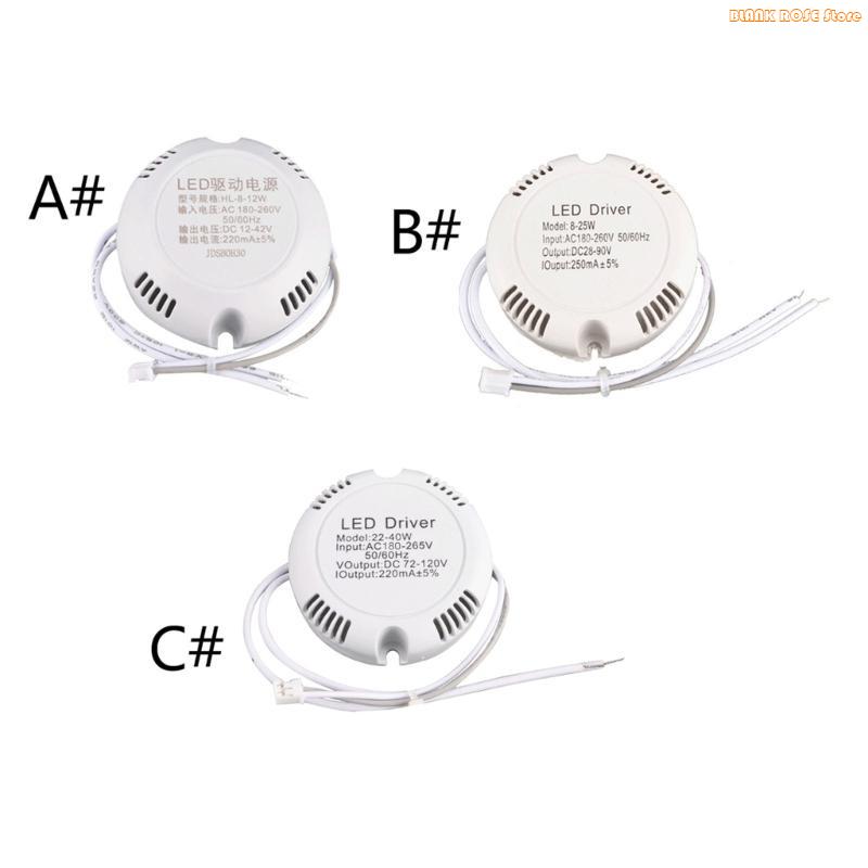 K1AE Circular LED Power Supply Driver AC180-260V LED Driver Suitable for Bottom Lamp Ceiling Lamp Wall Lamp