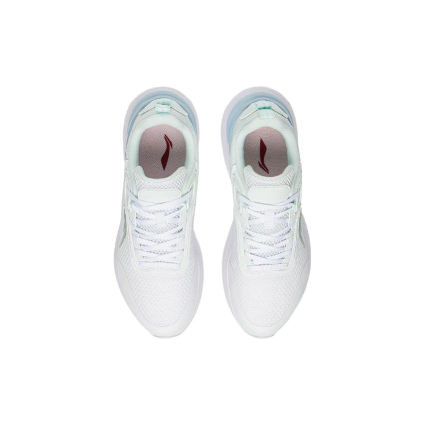 Li-Ning Non-Slip Wear-Resistant Breathable Low-Top Sports Casual Shoes Women Sneakers Cyan AGLS126-4