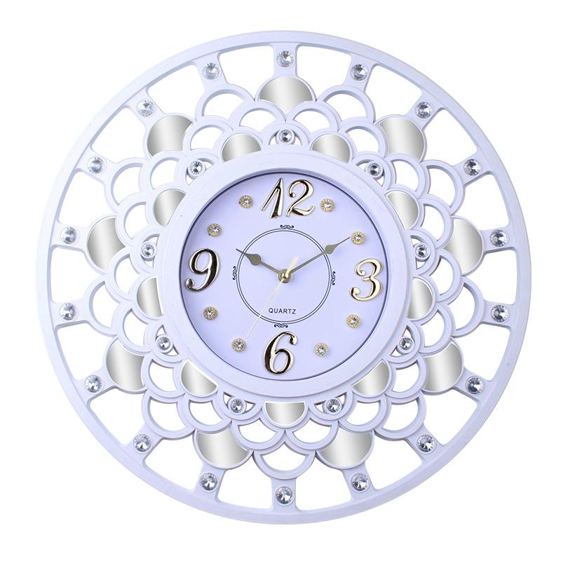 

Зеркальные, Настенные часы класса люкс, Гостиная, Стильные, Современные, Простые, Креативные, Бесшумные часы, Ресторан, Домашние часы 47Cm style 4