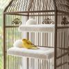 Washable Bird Resting Stand Warm Parrot Sleeping Bed Hamster Nest Bed Pet Bird Cages