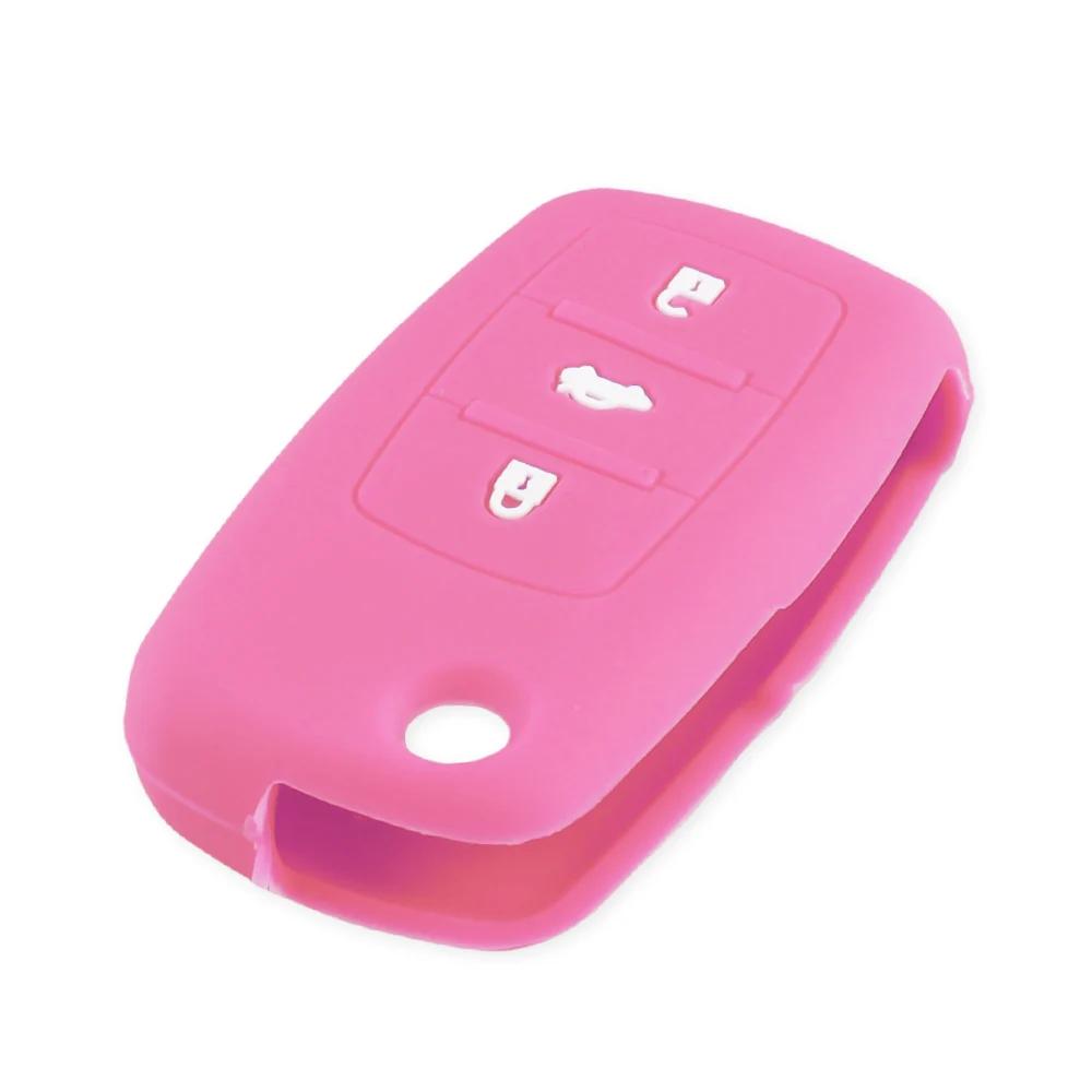 blsh7 KEYYOU Silicone Car Key Cover Case For VW Golf 4 5 6 Bora Jetta Polo Beet Passat For Skoda Octavia A5 Fabia For Seat Ibiza Leon