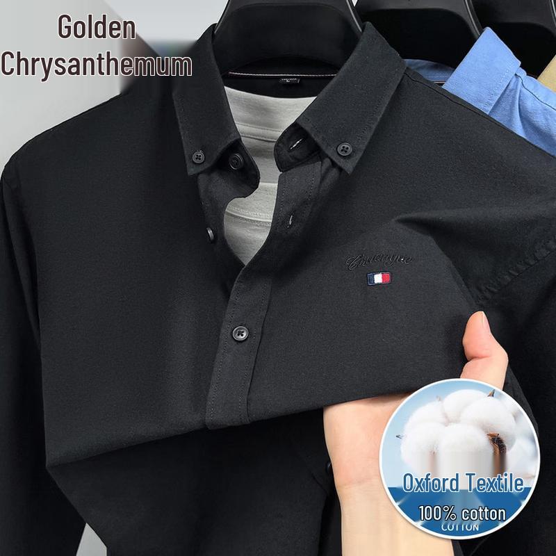 

Men s 100% Cotton Oxford Long-Sleeve Shirt XL