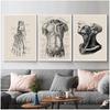 Anatomy skeleton Patent Vintage Poster Wall Art Print Canvas Painting Nordic Posters And Prints Wall Pictures For Living Room