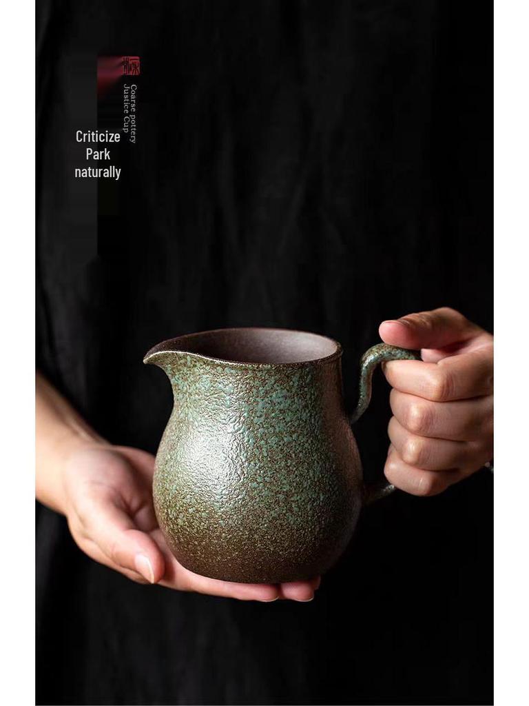 Fırın Değişimi Seramik Filtre Fincanlı Retro Seramik Pour Over Kahve Demleme Seti