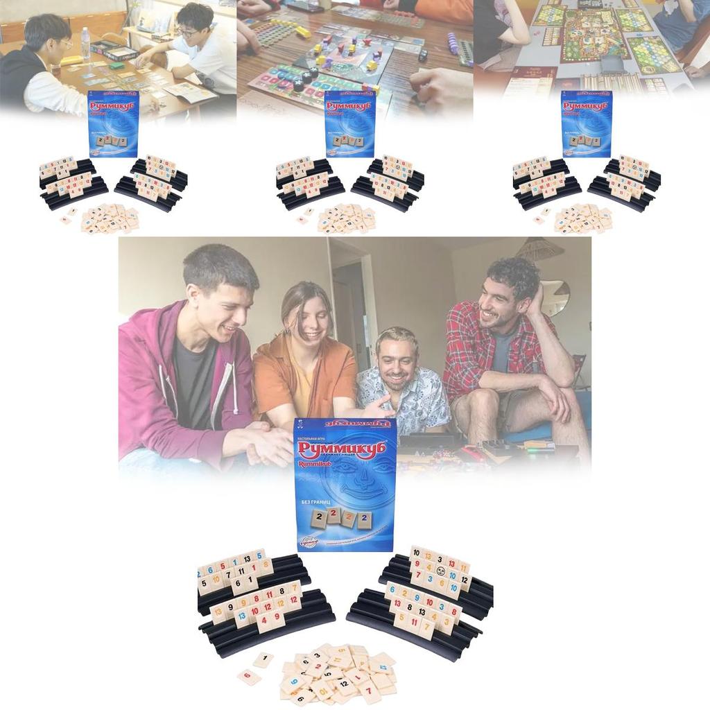 Russian Card Deck For Strategy Board Game With Educational And Puzzle Features For Kids And Adults