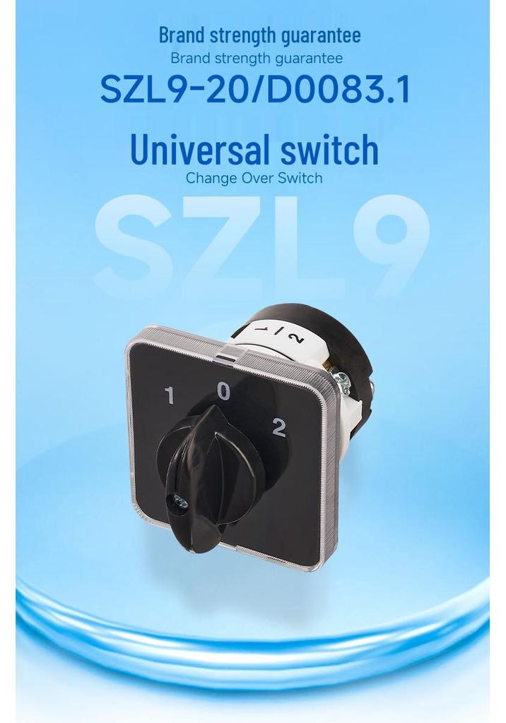 Zhuochao SZL9-20/D0083.1 Rotary Changeover Switch (Equivalent To LW31 GLE9 EP Universal Switch)