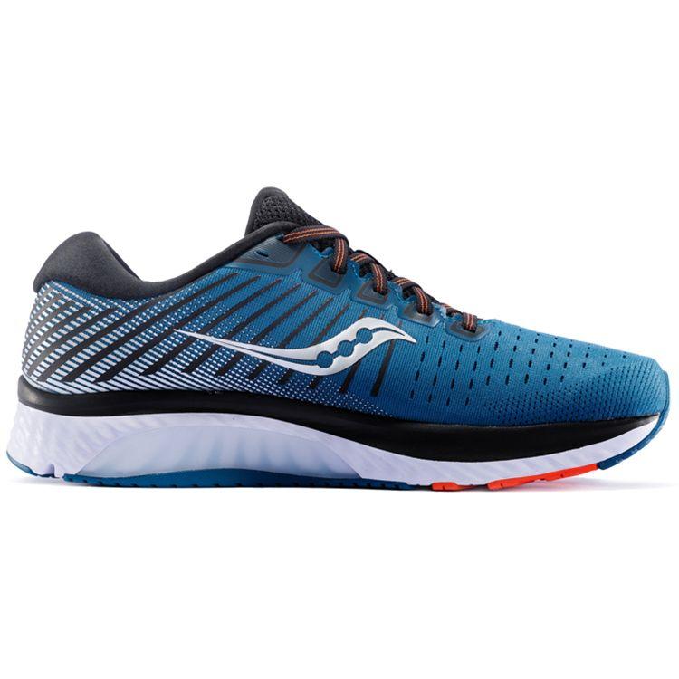 SAUCONY Guide 13 Comfortable Stable Supportive Low-Top Running Shoes Men Running Shoes Blue Silver S20548-25