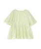 N Natural Beauty Sheer Peplum Light Size M Basic Blouse, Women's, Green,