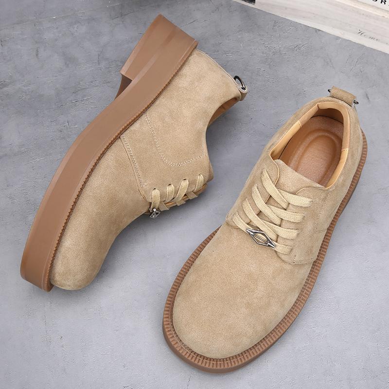 Fashion New Derby Men's Thick soled Shoes Minimalist high-quality casual style Office Business Hot selling youth shoes outdoor luxury
