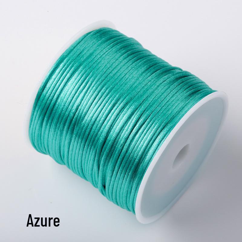 New Small 7# Chinese Knot Rope: Taiwan Silk Red Thread for Weaving Waist Chain