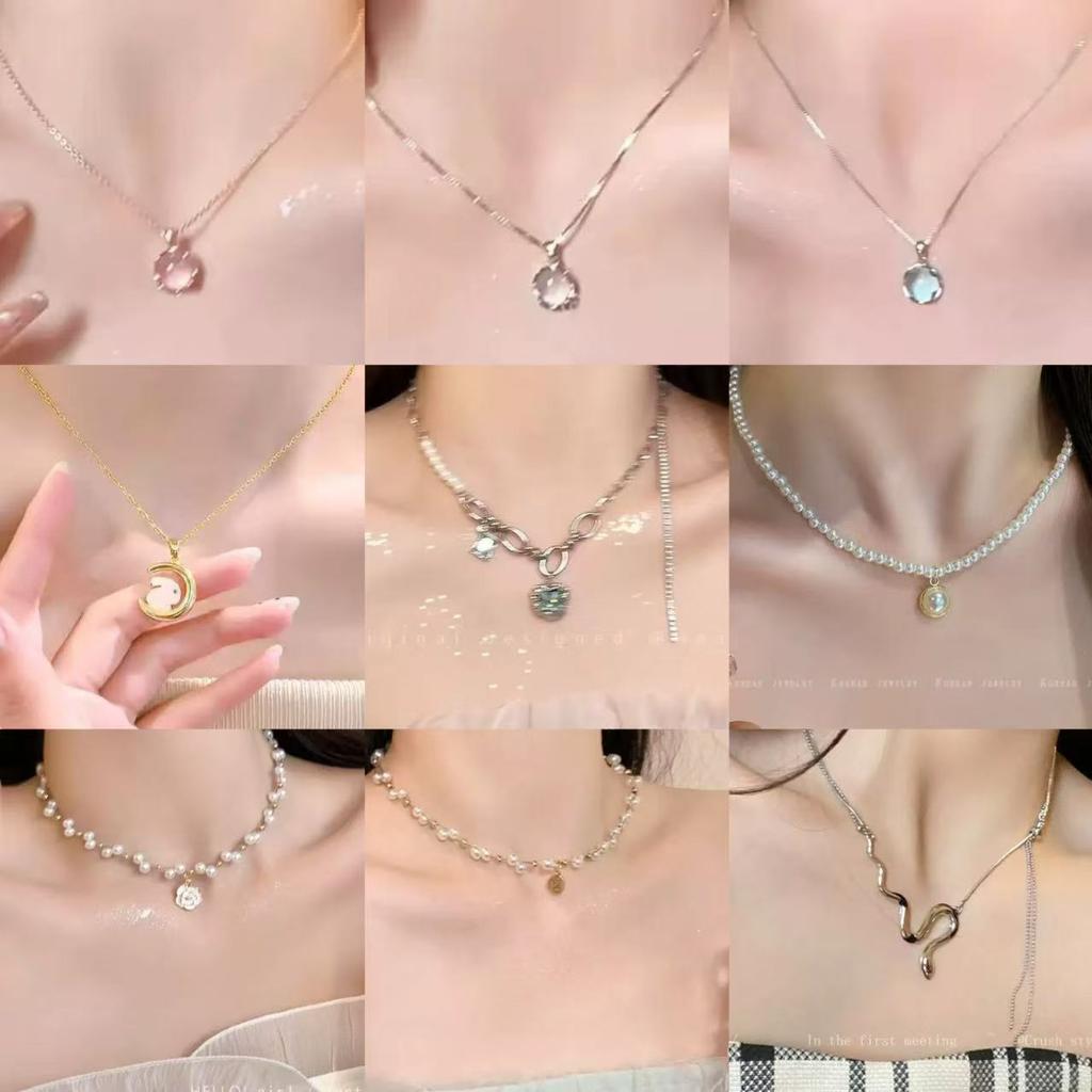 Baroque pearl necklace light luxury niche high-end clavicle chain new popular neck chain accessories women
