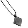 Emporio Armani Black and Gunmetal Necklace Pendant EGS2754060 [Used]