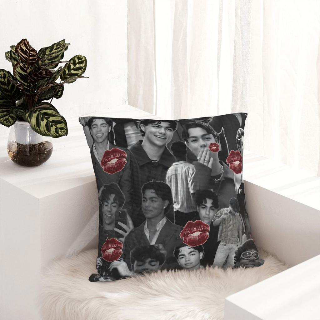 Pillow Cover Malachi Barton American Actor And Singer Photo Cushion Cover Vintage Pillow Case For Living Room Chair Pillowcases