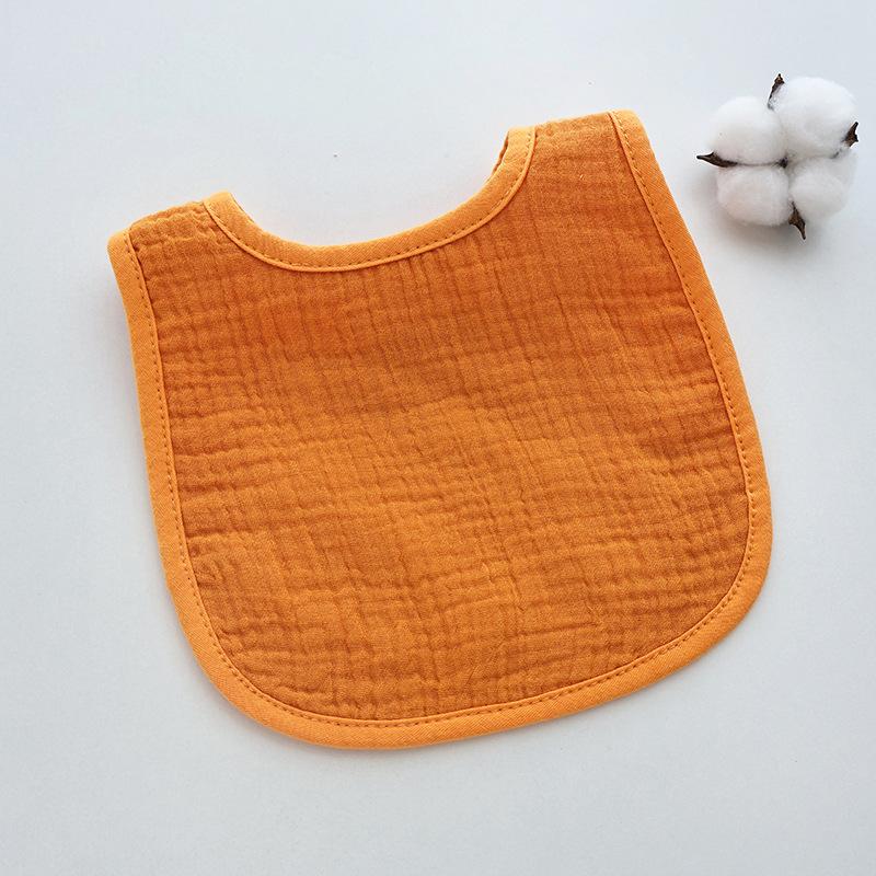 Cute Ruffle Edge Baby Bibs Kids Feeding Anti Dirty Bibs Infant Burp Cloths Newborn Fashion Pure Cotton Feeding Set Accessories