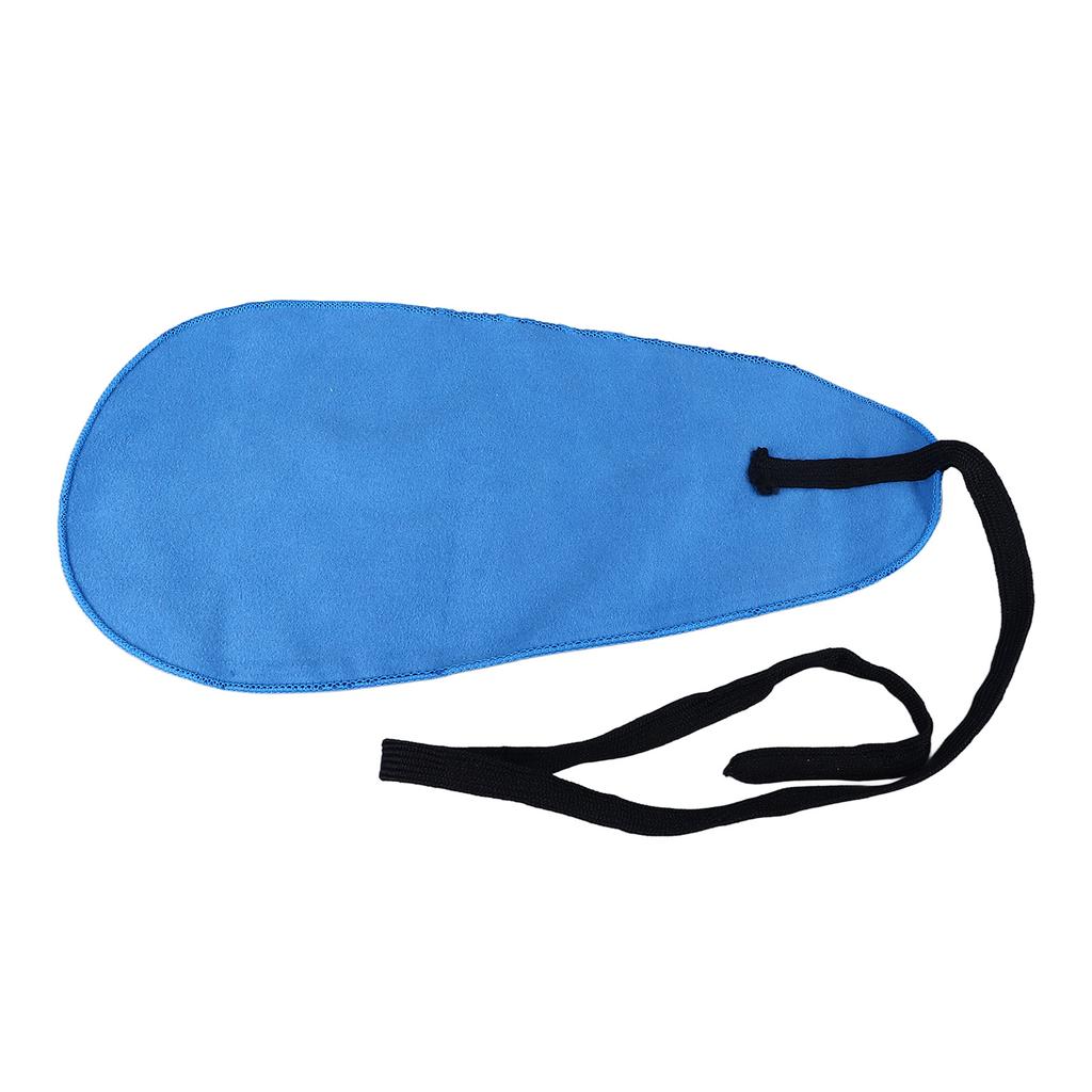 Saxophone Cleaning Cloth A Shape Cloth Cleaner Tool Accessory for Piccolo Flute Sax Dark Blue