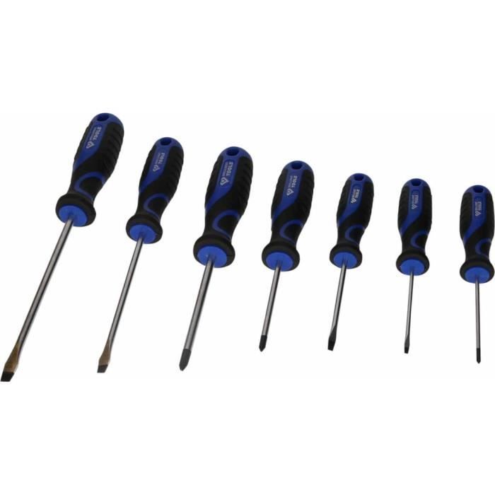 Jeu De Tournevis - Brilliant Tools - BT033007 - Embouts PH - Manche Bi-matière - Chrome Vanadium Trempé