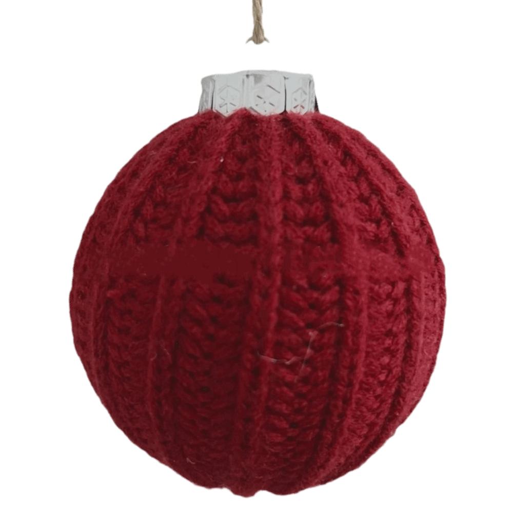 New Crochet Christmas Ball 6cm Gift Ball Xmas Tree Hanging Pendant Xmas Baubles Handmade Wool Knitted Ball Christmas Decorations