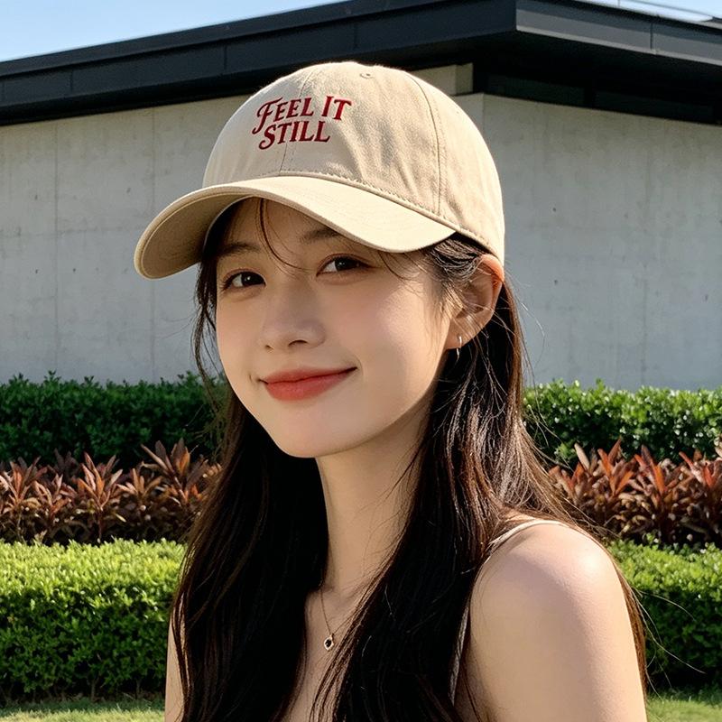 Fashion Hat Korean version of men's and women's versatile baseball cap, wide brim, small hat, sun protection hat, women's visor, summer cap