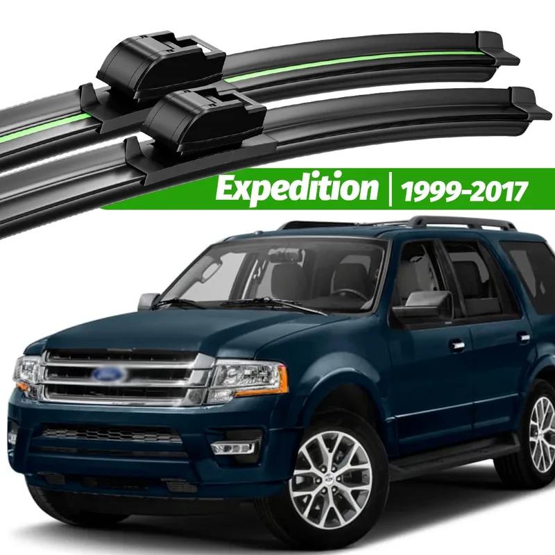 For Ford Expedition 1999-2017 2pcs Front Windshield Wiper Blades 2000 2005 2007 2009 2015 2016 Windscreen Window Accessories