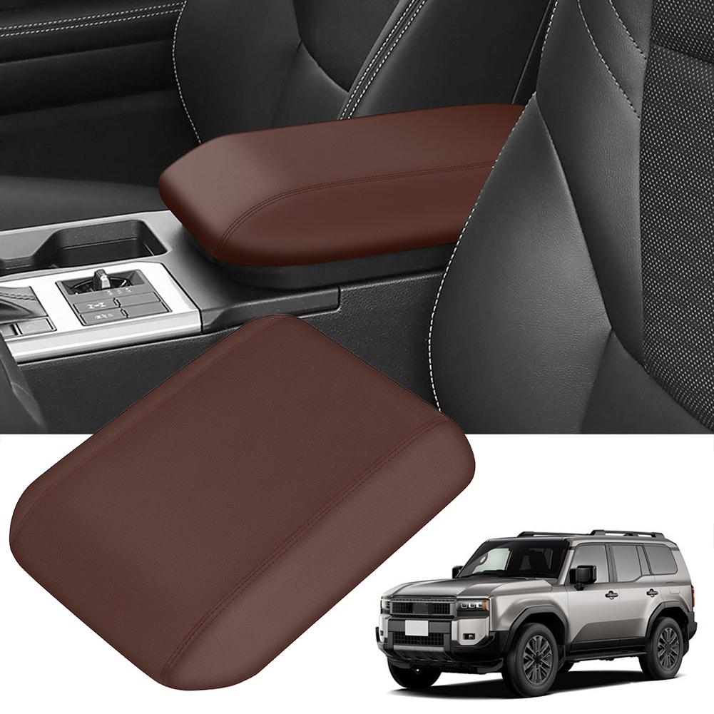 Box Car Car Armrest Cover Brown Center Console Cover High Reliability Perfect Match For Car Brand New Condition