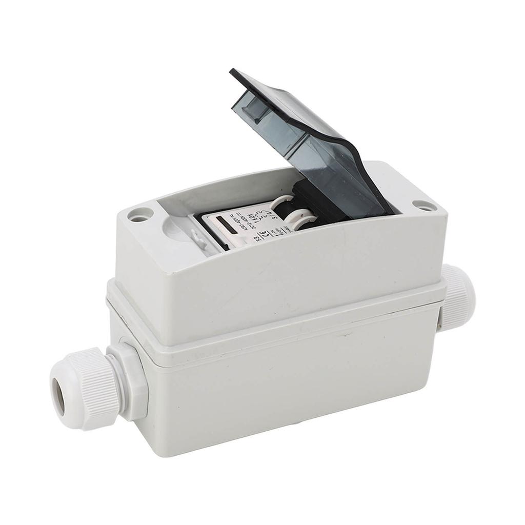 2P DC Miniature Circuit Breaker IP65 Waterproof Solar PV Disconnect Switch AC90‑400V DC12‑400V 6A