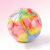 Rainbow Crunch Ball Squeeze Toy Colorful TPR Fidget Toy with Slow-Rising Texture & ASMR Cracking Sound Portable Stress Relief Gadget for Kids Adults
