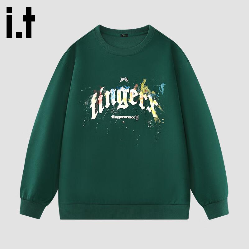 

Fingercroxx Men s Letter Print Cotton Crew Neck Sweatshirt XL