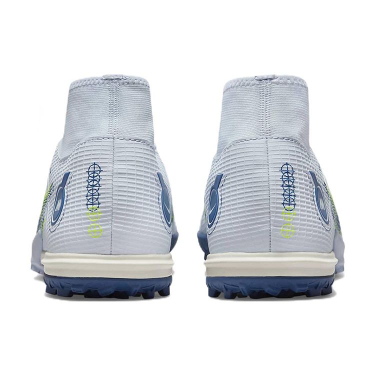 Nike Mercurial Superfly 8 Academy TF Grey Light Marine Unisex Sneakers Football-Grey Volt Dark-Marina-Blue DJ2878-054