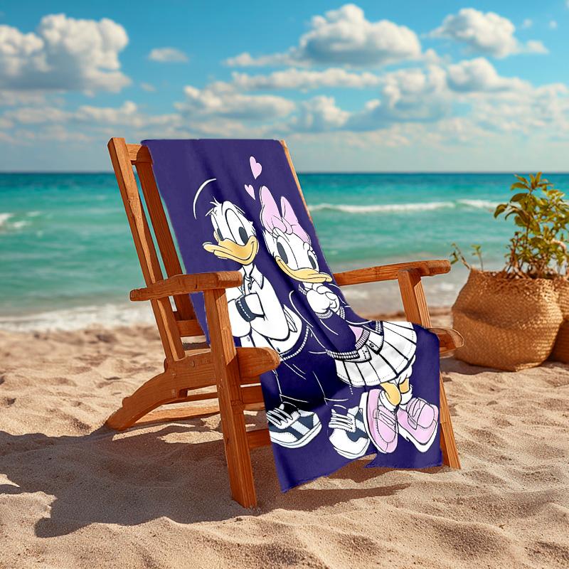1pc Donald Daisy Love Microfiber Beach Towels Quick Dry Towel Sand Beach Towels Pool for Travel Swim Pool. S072101137