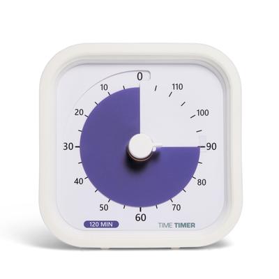 TIME TIMER MOD 9cm 120-minute Time Timer Mod (with Cover) White Time Management Learning Timer TTM9-120-W Genuine Product