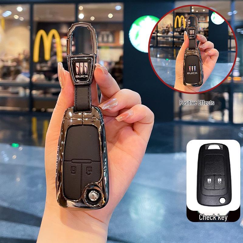 Folding Metal Key Case for Buick Excelle, Yue Lang 10-20 models