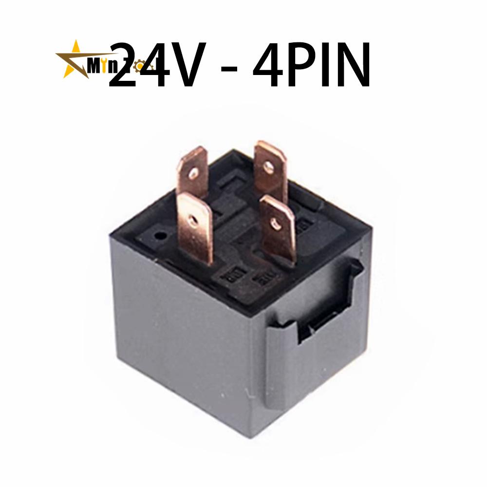 Automotive Relay DC 12V / 24V 80A 4PIN 5Pin SPDT Car Control Switch Device Car Relay High Capacity Switch Relay Power Supply