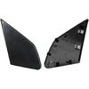 Pair Front Door Garnish Window Glass Plate Cover Trim for Honda Fit 2009 2010 2011 2012 2013