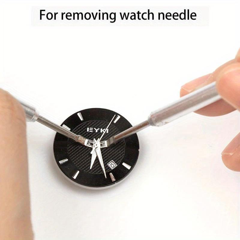 2Pcs Watch Hands Remover Manual Watch Hand Needle Removal Lifting Tool Alloy Steel Watch Repair Tool Accessories for Watchmaker