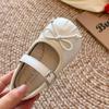 Mädchen Koreanischer Stil Kleine Lederschuhe Kinder Schleife Prinzessin Schuhe Leichte Mary Jane Schuhe Baby Mädchen Flache Einzelne Schuhe