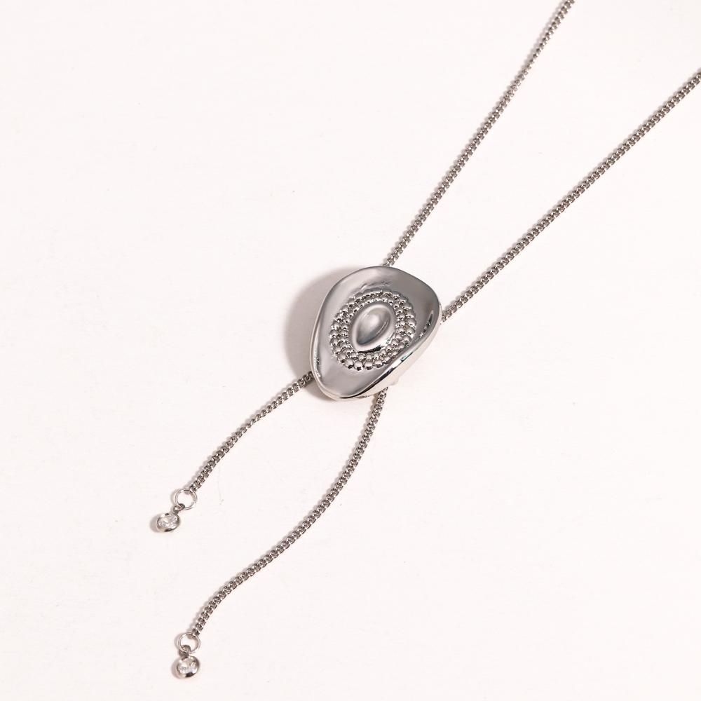 Western Cowboy Style Boots Cowboy Hat Personality Necklace Women Men Choker Cowboy Personality Sweater Jewelry Gifts